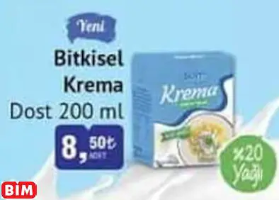 DOST BİTKİSEL KREMA DOST BİTKİSEL KREMA